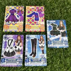 アイカツ　コラボ　板野友美　ツートンポップワンピ　ブラックワンショルダー
