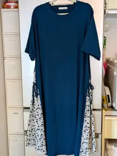 週末10%オフ【美品】SHOO-LA-RUE 半袖ロングワンピース Lサイズ