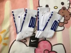 新品　Nike ソックス 2足セット ホワイト/ブルー
