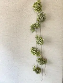 紫陽花のドライフラワーガーランド