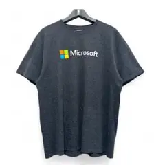 00s ヴィンテージ Microsoft Tシャツ 古着 ストリート 641
