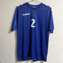 hummel ヒュンメル スポーツウェア　サッカー フットサル　ブルー