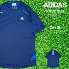 adidas アディダス　半袖 Ｔシャツ トレーニングウェア　Ｍ ネイビー