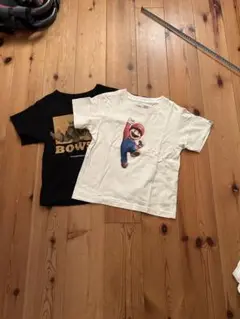 BowserとMarioのキッズTシャツセット