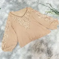 【GRACE CONTINENTAL】刺繍袖ダボブラウス ゆるだぼ (38)