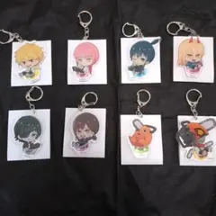 チェンソーマン　トレーディングアクリルキーホルダー　ハコすぽ　全8種コンプリート