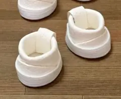 ぬい靴 10cmぬい用 合皮ブーツ 白