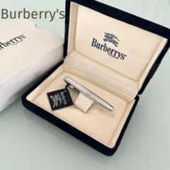 新品タグ付★BURBERRY★ネキタイピン タイピン シルバー×ゴールドビジネス