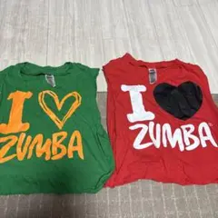 I LOVE ZUMBA タンクトップ 2枚セット