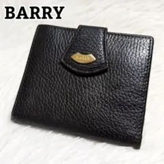 美品✨ バリー 財布 二つ折り財布 ウォレット ブラック 黒色 ゴールド 金色
