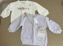 プティマイン　子供服　トレーナー　100cm 2着セット