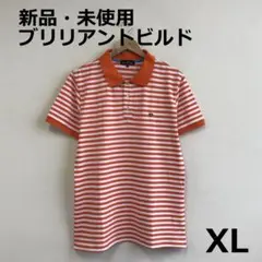 値下B0813A01　新品・未使用　ブリリアントビルド　ゴルフボーダーポロシャツ