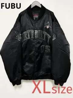 【希少】FUBU ナイロンスタジャン XL ブラック