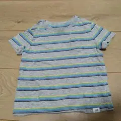 GAP 18-24ヶ月 Tシャツ グレー ストライプ