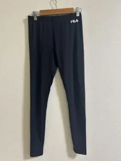 FILA 黒 ランニングインナータイツ