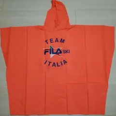 【希少】TEAM FILA SKI ITALIA フード付きポンチョ スキー