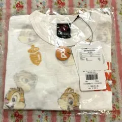 チップ　デール　ベビードール Tシャツ 100 総柄　裏プリント　ディズニー