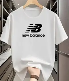 new balance ニューバランス　Tシャツ　ホワイト サイズL ドライ素材