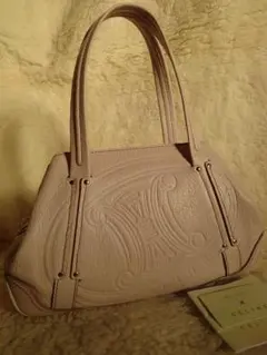 CELINE セリーヌ デカブラゾン レザー セミショルダー トートバッグ