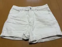 H&M ショートパンツ 白 42