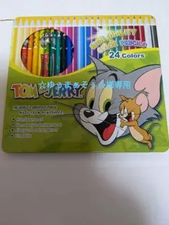 トム&ジェリー鉛筆、色鉛筆、ミラー3点セット