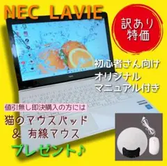 【訳あり特価】NEC/Win11❤️i5✨新品SSD256GBで動きサクサク✨