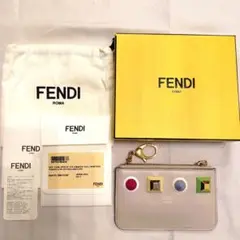 FENDI キーケース ベージュ FENDI/フェンディ ベージュレザー キーケース キーケース