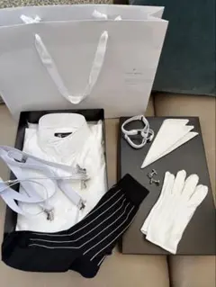 結婚式 父親 モーニング 小物 セット