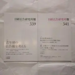 【新品未読誌】日経広告研究所報 2冊セット