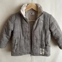 【ラビット】キルティングジャケット グレー