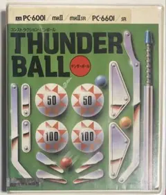 PC-6001 THUNDER BALL（テープ版、32K）