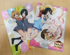 SHIROBAKO 宮森あおい 安原絵麻クリアファイル 2枚セット