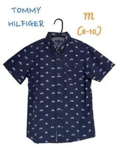 TOMMY HILFIGER シャツ　カットソー　トップス　紺　M