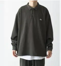 Abu Garcia　CORDUROY POLO SHIRT オリーブ　L