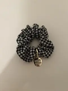 チェック柄miumiuシュシュ