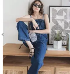 お値下げ！神戸レタス　デニムオールインワン