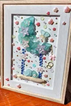 ❤️月うさぎに願いを②❤️満天の星空❤️シーグラスアート