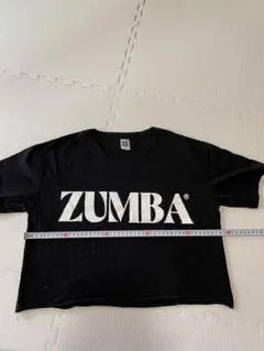 ZUMBA ショート丈　Tシャツ　黒