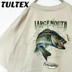 タルテックス TULTEX 半袖Tシャツ ブラックバス バックプリント XL