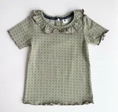 &mignon フリル襟付 半袖 Tシャツ トップス 120 バースデイ