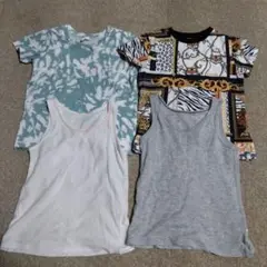 ♦【90】NEXT & H&M Tシャツ・ユニクロタンクトップセット