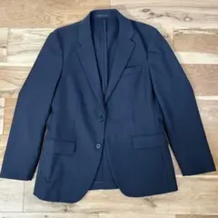 メンズ　ユニクロ ネイビー ブレザー 2つボタン　Mサイズ