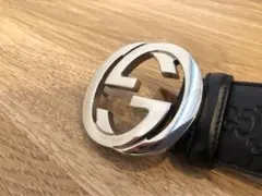 GUCCI グッチ ベルト シマライン ダブルGバックル
