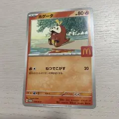マクドナルド　ハッピーセット2025 プロモカード　ホゲータ