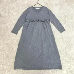 マタニティワンピース　ルームウェア　部屋着　ゆったり　授乳服　チャック