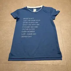Adidas スポーツウェア　半袖　tシャツ　水色　ランニング　L