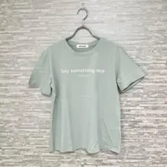 MISCH MASCH Tシャツ M 緑 ロゴ✨未使用タグあり 訳あり