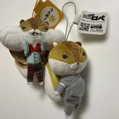 紙兎ロペ　麦わら帽子　甚平　マスコット ストラップ
