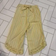 GYMBOREE ジンボリー　ストライプフリル付きパンツ110cm