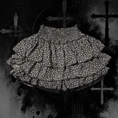 【00s_Archive】Gothic Tiered Skirt 平成Y2K